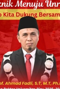 Ahmad Fadli, Rektor Terpilih Universitas Riau yang Lahir dari Keluarga Besar Fakultas Teknik